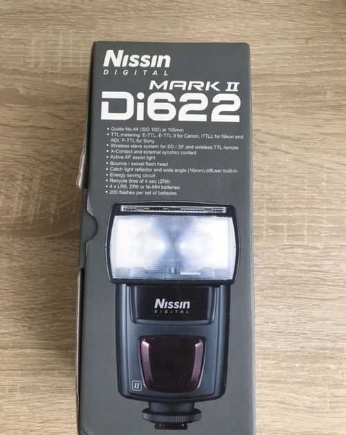 Nissin di-622 mark ii for sony - купить , скидки, цена, отзывы, обзор, характеристики - вспышки для фотоаппаратов
