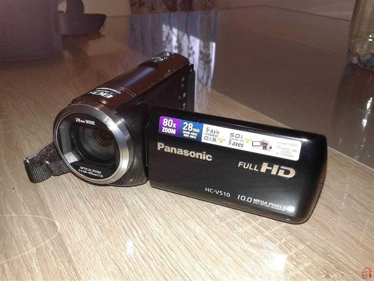 Видеокамера panasonic hc-v510 red