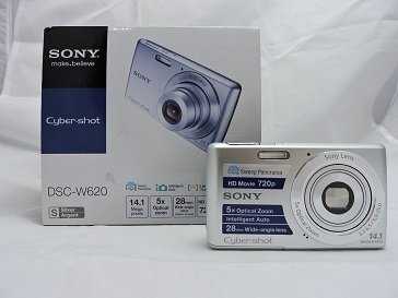 Цифровой фотоаппарат Sony DSC-W620 - подробные характеристики обзоры видео фото Цены в интернет-магазинах где можно купить цифровую фотоаппарат Sony DSC-W620