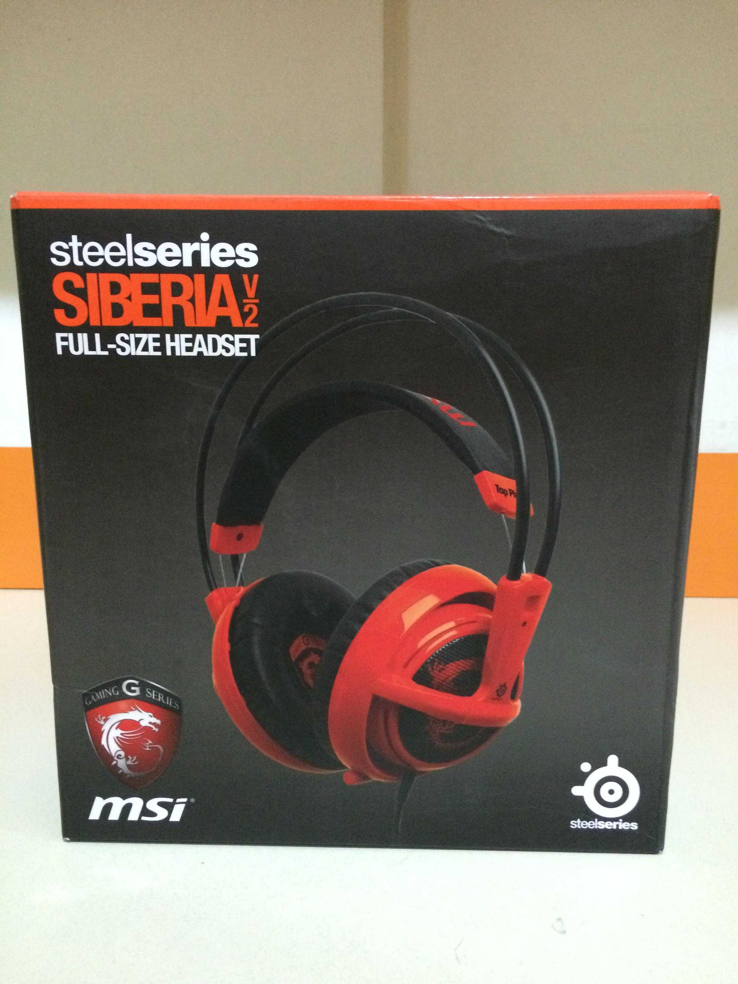 Steelseries siberia full-size headset v2
