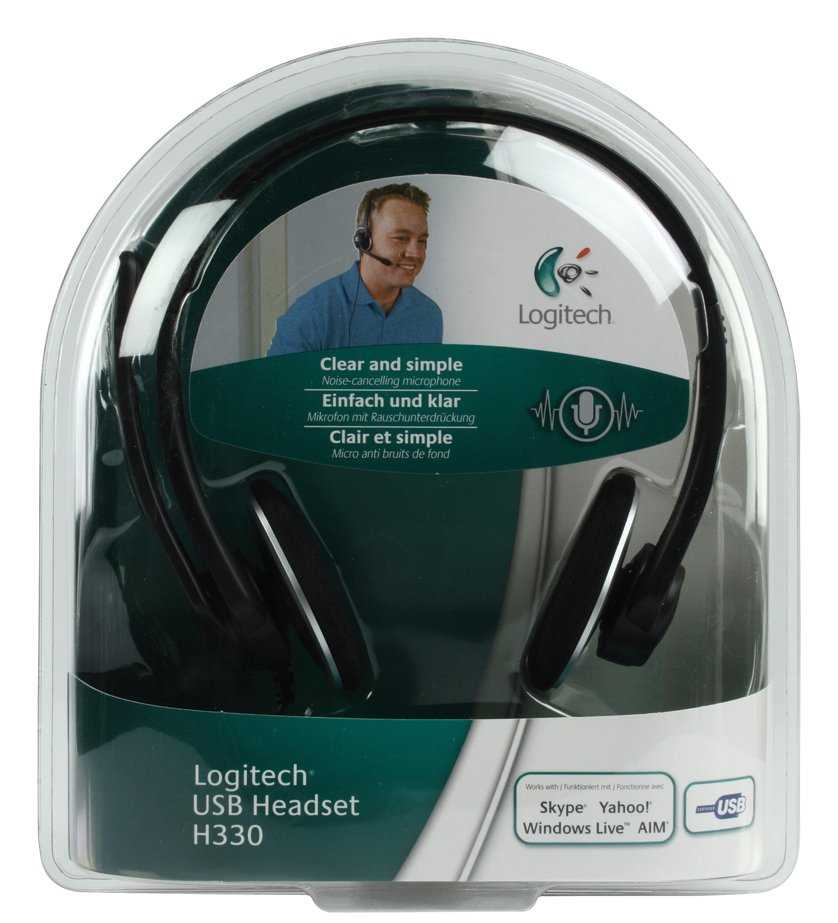 Наушник Logitech H330 USB Headset - подробные характеристики обзоры видео фото Цены в интернет-магазинах где можно купить наушника Logitech H330 USB Headset