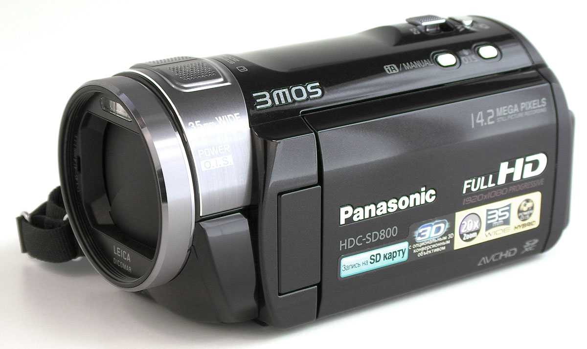 Видеокамера Panasonic HDC-SD800 - подробные характеристики обзоры видео фото Цены в интернет-магазинах где можно купить видеокамеру Panasonic HDC-SD800