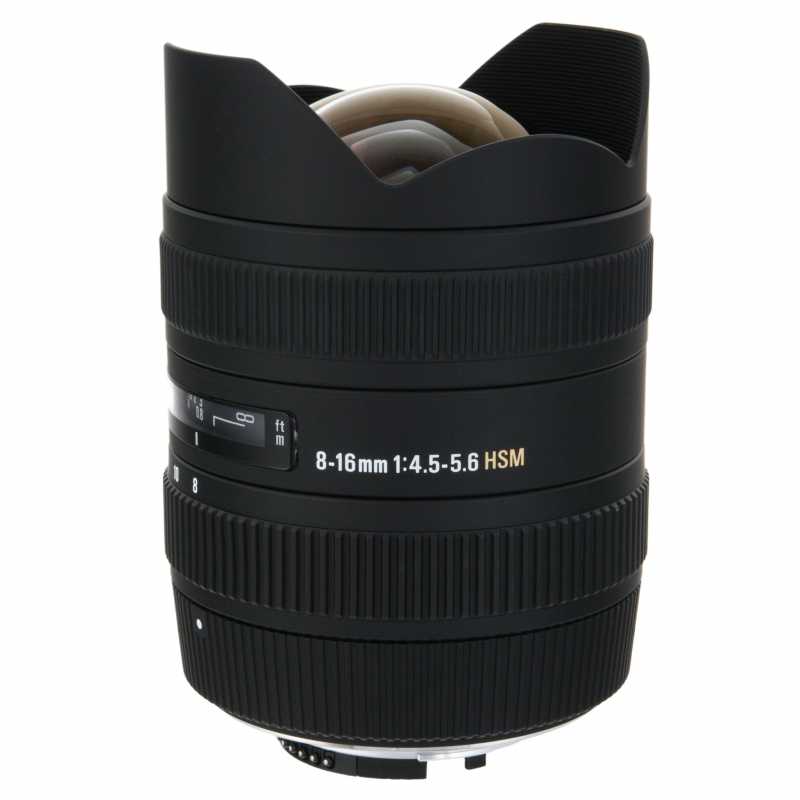 Объектив Sigma AF 8-16mm F45-56 DC HSM - подробные характеристики обзоры видео фото Цены в интернет-магазинах где можно купить объектив Sigma AF 8-16mm F45-56 DC HSM
