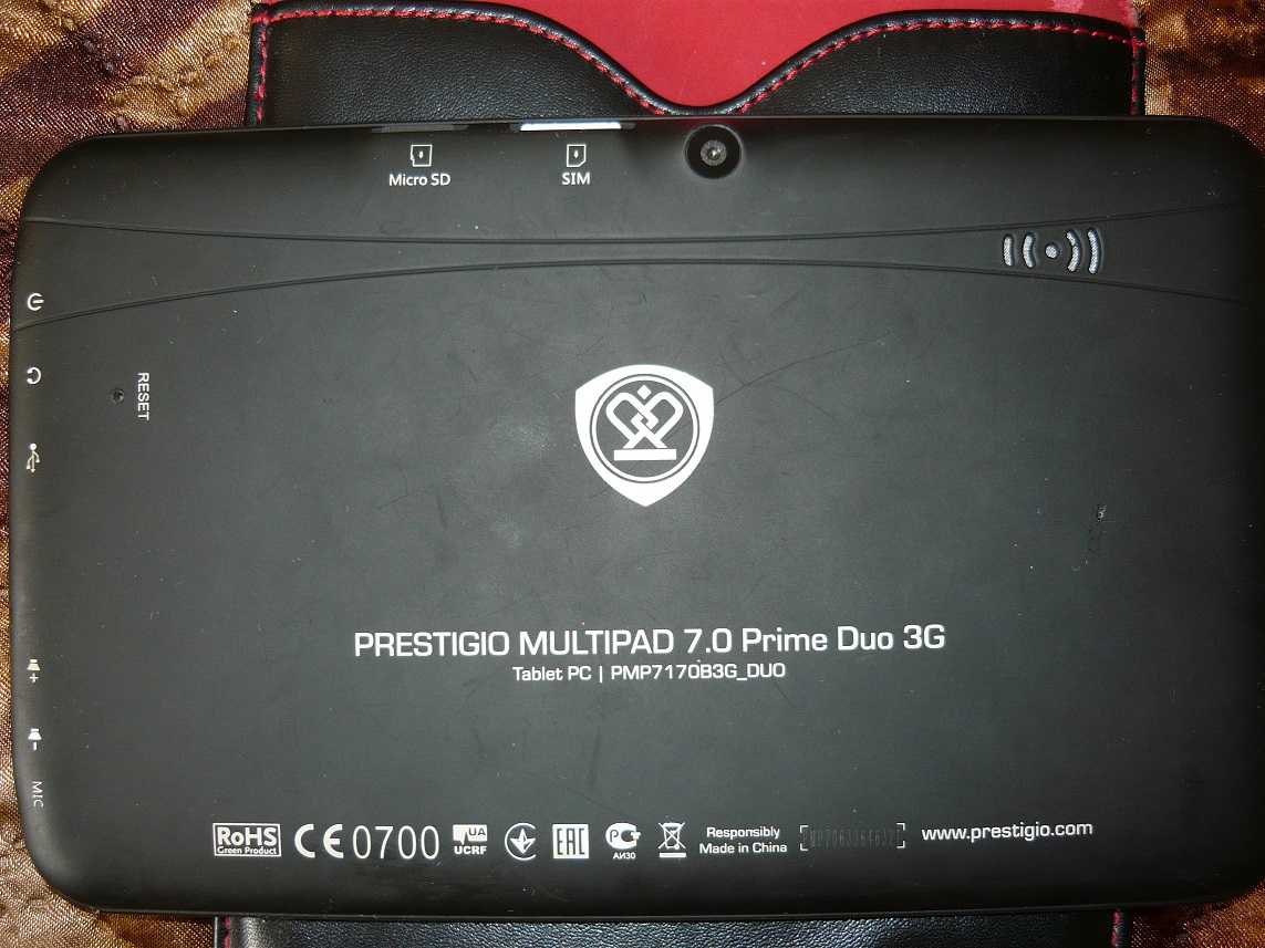 Планшет prestigio multipad 7.0 prime 3g (pmp7170b3g)