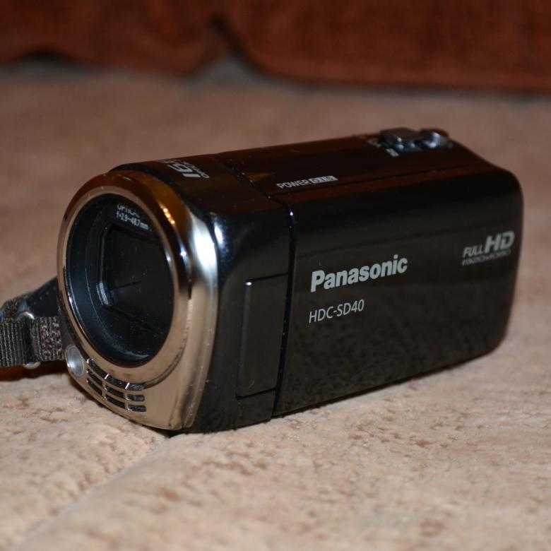 Видеокамера panasonic hdc-sd40-k