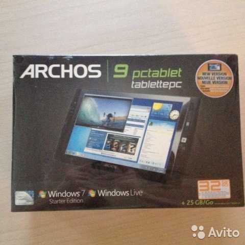 Планшет Archos 9 PCtablet - подробные характеристики обзоры видео фото Цены в интернет-магазинах где можно купить планшет Archos 9 PCtablet