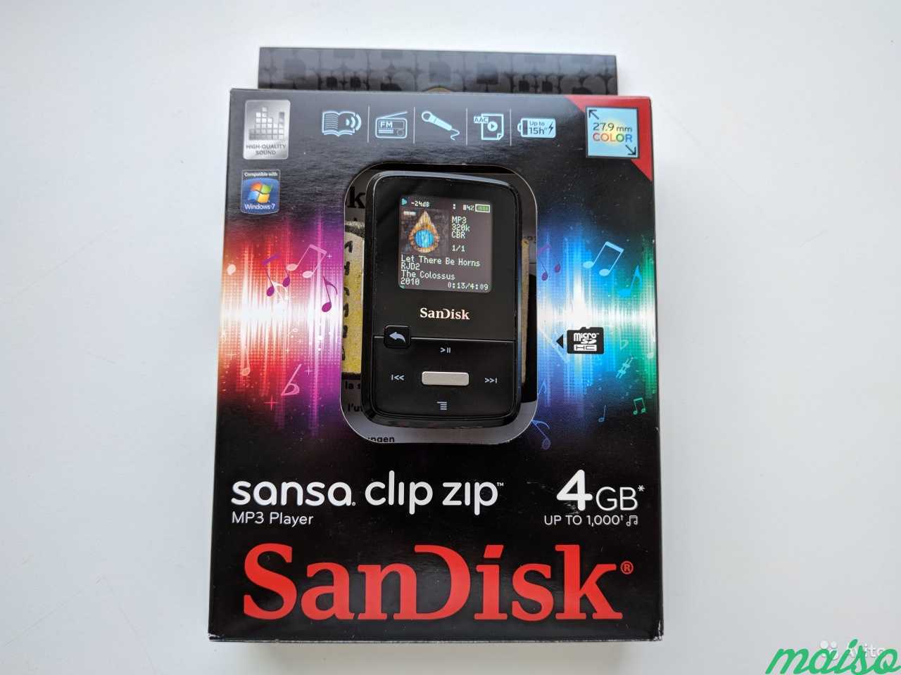Sandisk sansa clip zip 8gb - купить , скидки, цена, отзывы, обзор, характеристики - mp3 плееры