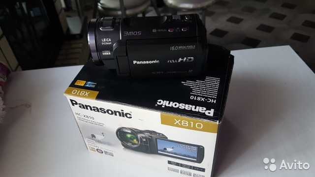 Видеокамера panasonic hc-x810 — купить, цена и характеристики, отзывы