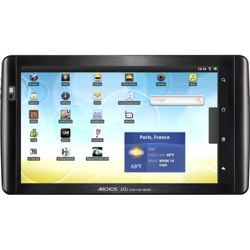 Планшет Archos 5 Internet Tablet - подробные характеристики обзоры видео фото Цены в интернет-магазинах где можно купить планшет Archos 5 Internet Tablet