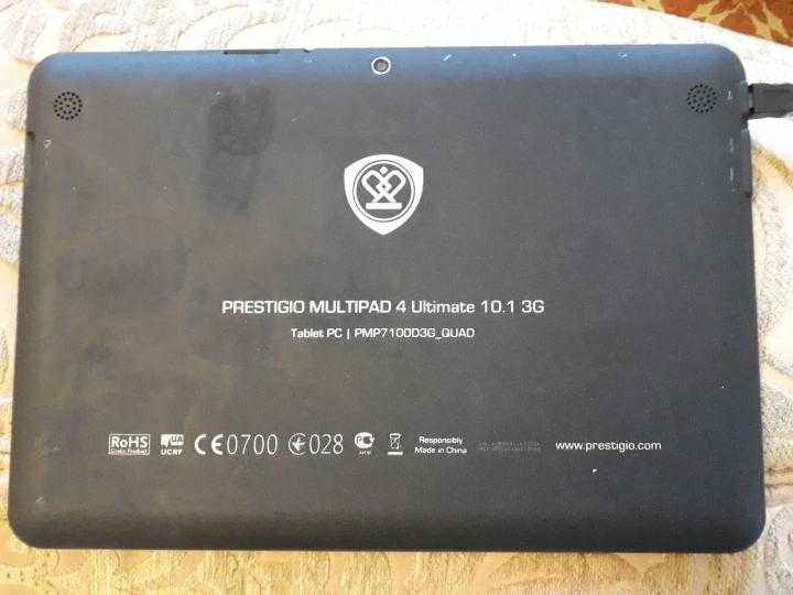 Планшет prestigio multipad 4 ultimate 10.1 3g 16 гб черный