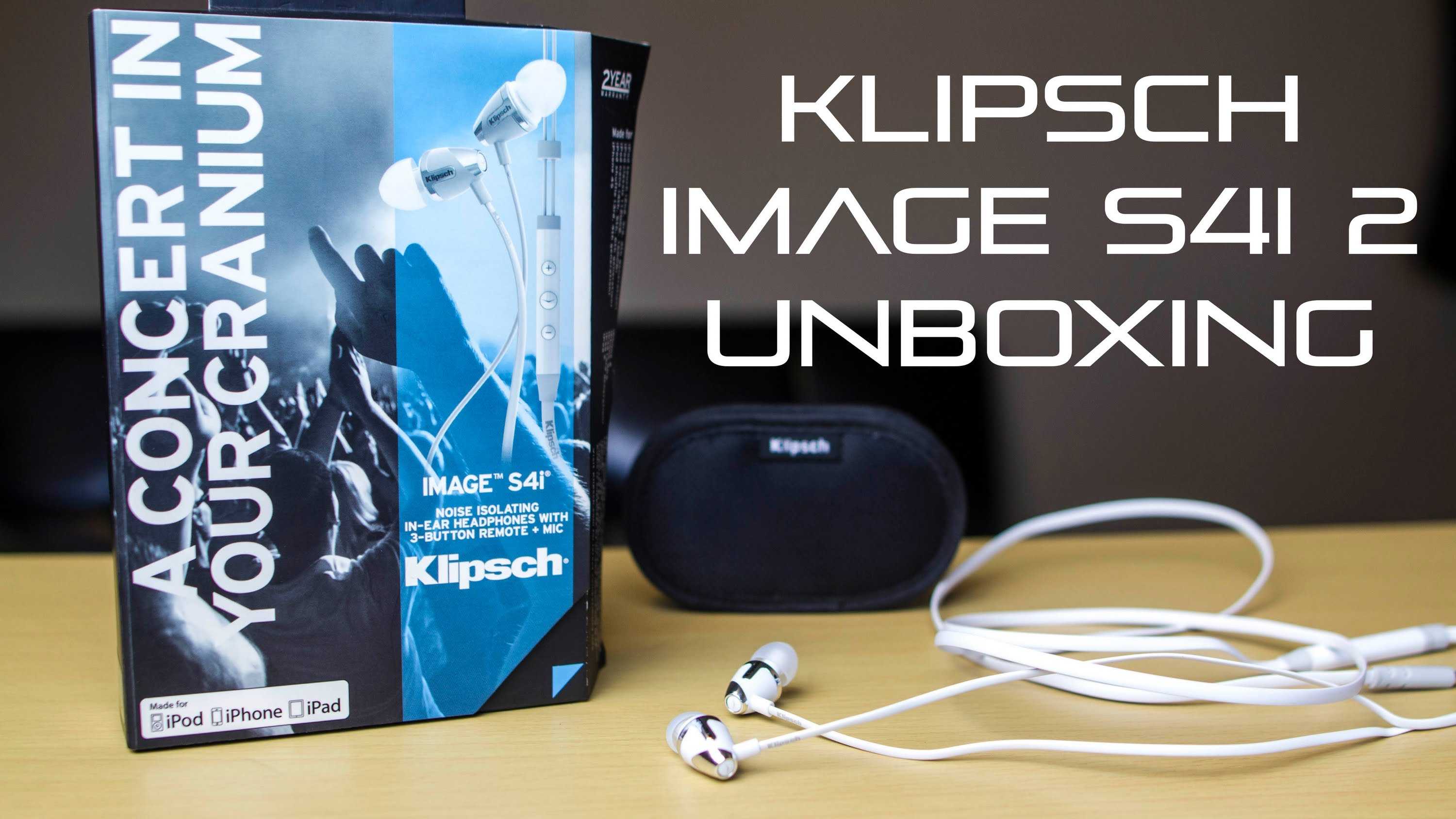 Наушник Klipsch Image S4i - подробные характеристики обзоры видео фото Цены в интернет-магазинах где можно купить наушника Klipsch Image S4i