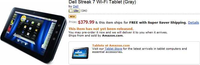 Dell streak 7 - планшетный компьютер. цена, где купить, отзывы, описание, характеристики и прошивка планшета