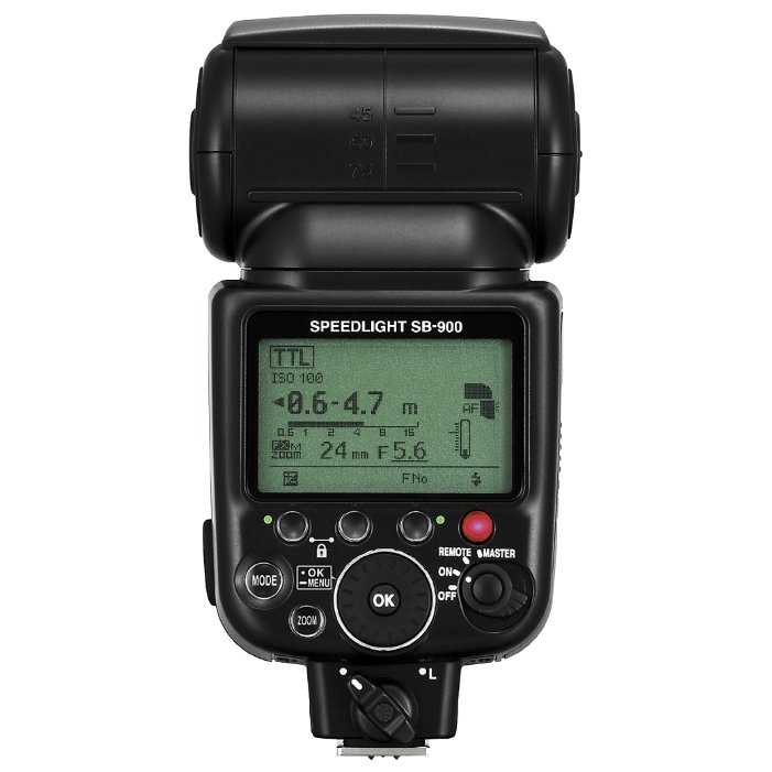 Фотовспышка Nikon Speedlight SB-900 - подробные характеристики обзоры видео фото Цены в интернет-магазинах где можно купить фотовспышку Nikon Speedlight SB-900