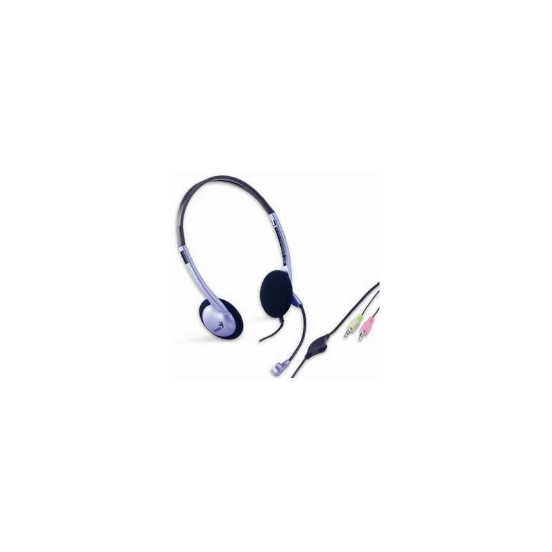 Наушники с микрофоном genius hs-02b blue — купить, цена и характеристики, отзывы