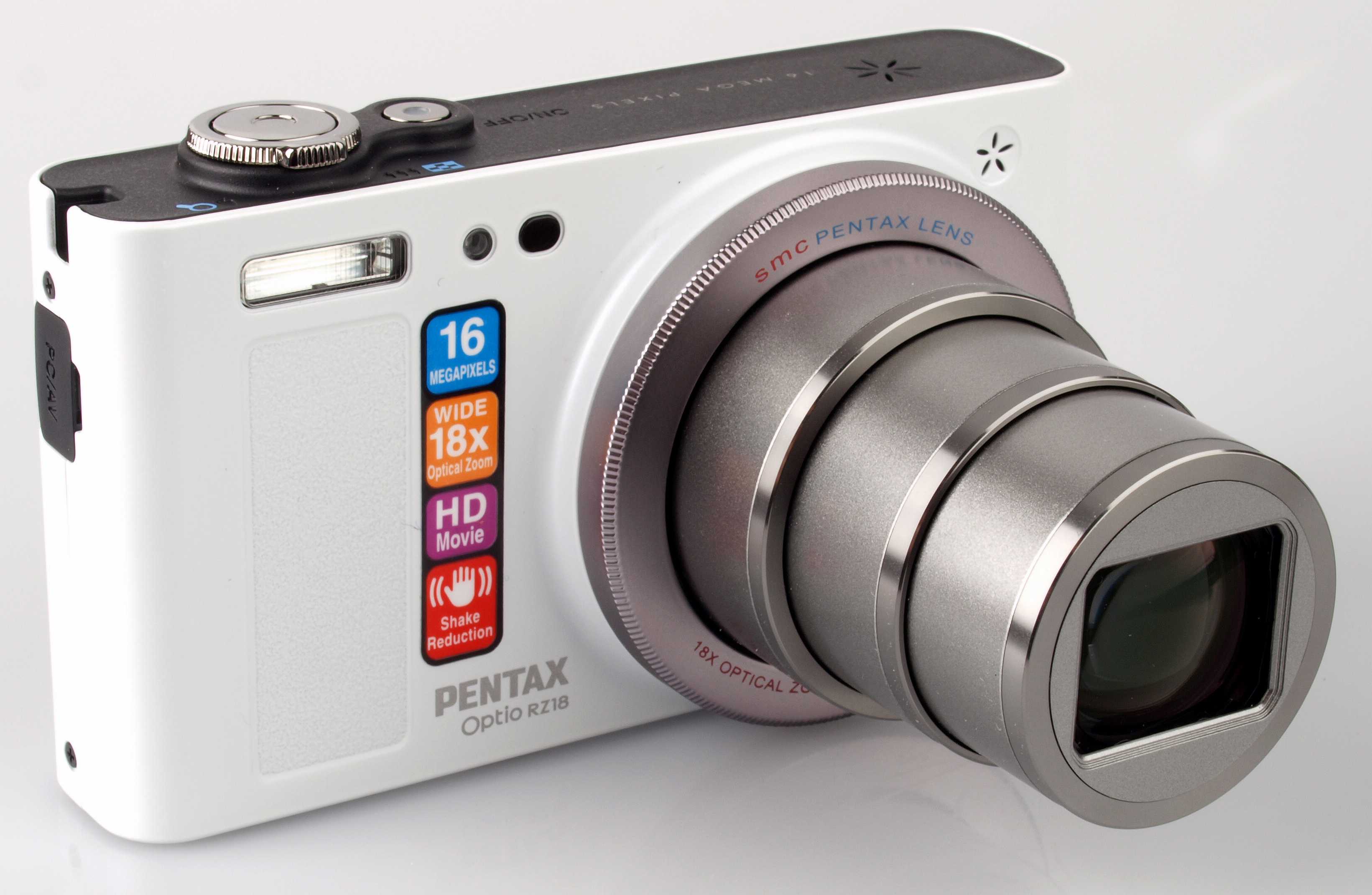 Цифровой фотоаппарат Pentax Optio RZ18 - подробные характеристики обзоры видео фото Цены в интернет-магазинах где можно купить цифровую фотоаппарат Pentax Optio RZ18