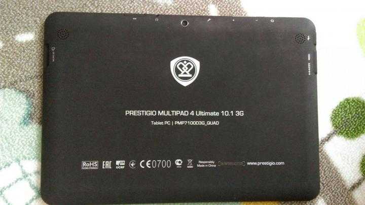 Планшет prestigio multipad 4 ultimate 10.1 3g 16 гб черный