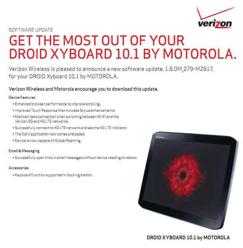 Motorola droid xyboard 8.2