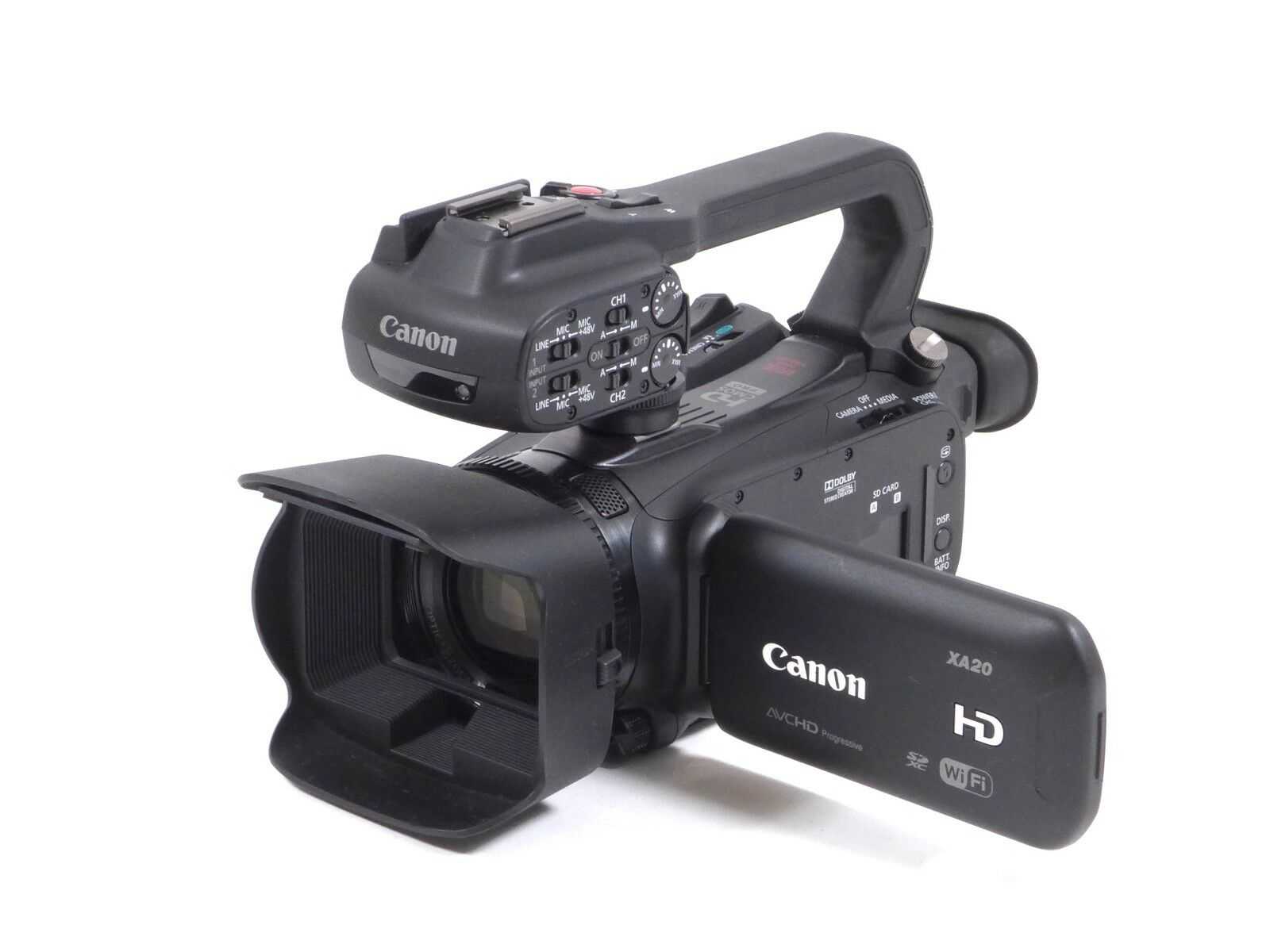 Видеокамера Canon XA20 - подробные характеристики обзоры видео фото Цены в интернет-магазинах где можно купить видеокамеру Canon XA20