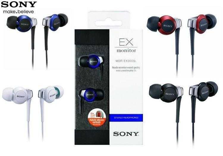 Наушник Sony MDR-EX300SL - подробные характеристики обзоры видео фото Цены в интернет-магазинах где можно купить наушника Sony MDR-EX300SL
