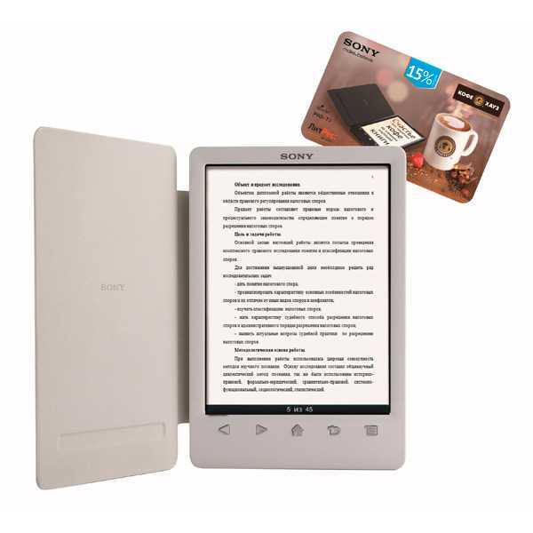 Sony prs-t3 (белый) (с чехлом) - купить , скидки, цена, отзывы, обзор, характеристики - электронные книги