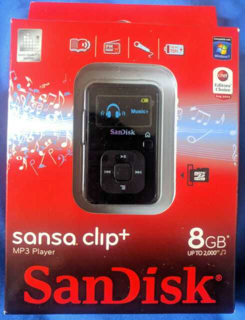 Sandisk sansa clip+ 4gb