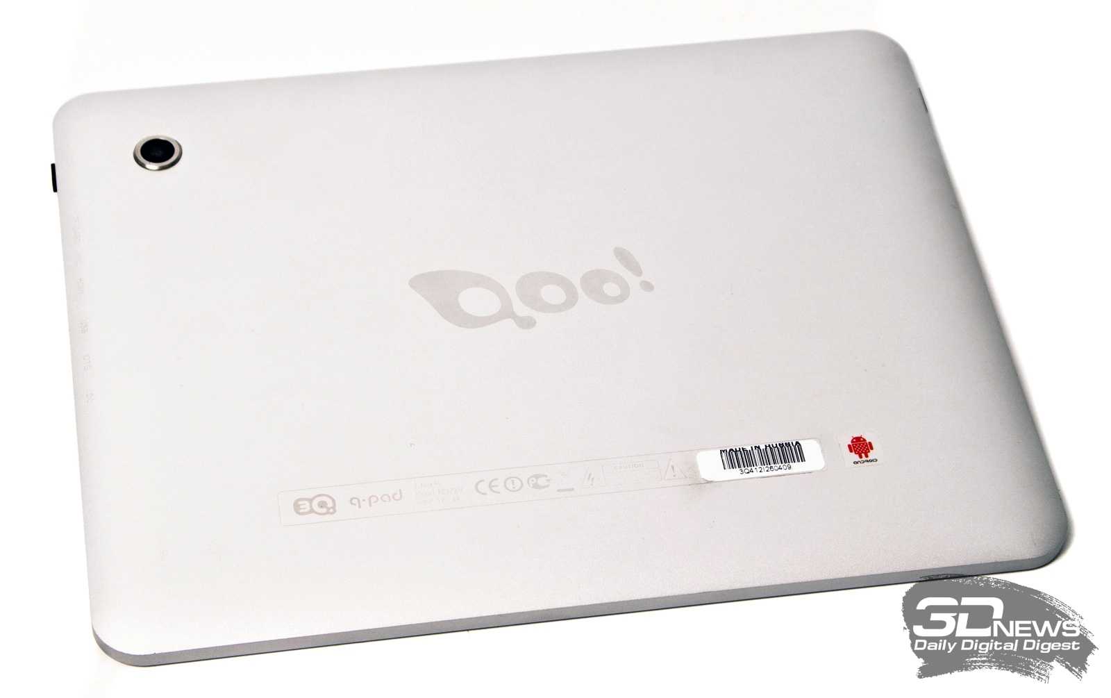 Планшет 3q qpad rc9724c 8 гб wifi серебристый — купить, цена и характеристики, отзывы