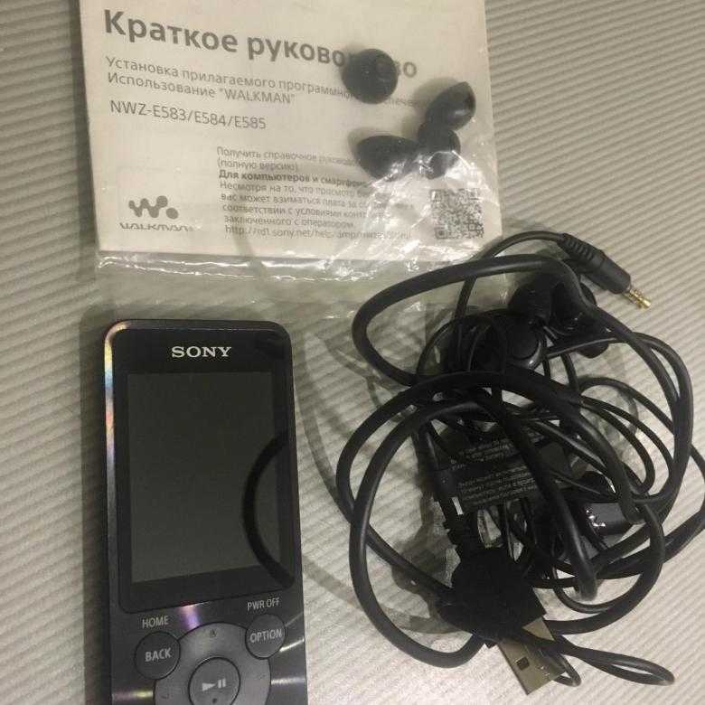 MP3-плеера Sony NWZ-E584 - подробные характеристики обзоры видео фото Цены в интернет-магазинах где можно купить mp3-плееру Sony NWZ-E584