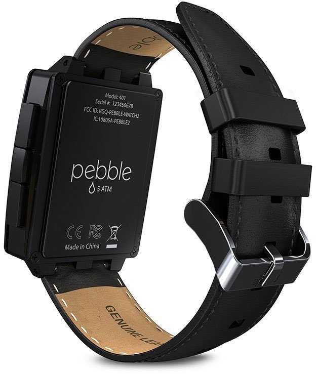 Смарт-часы pebble smartwatch steel черный