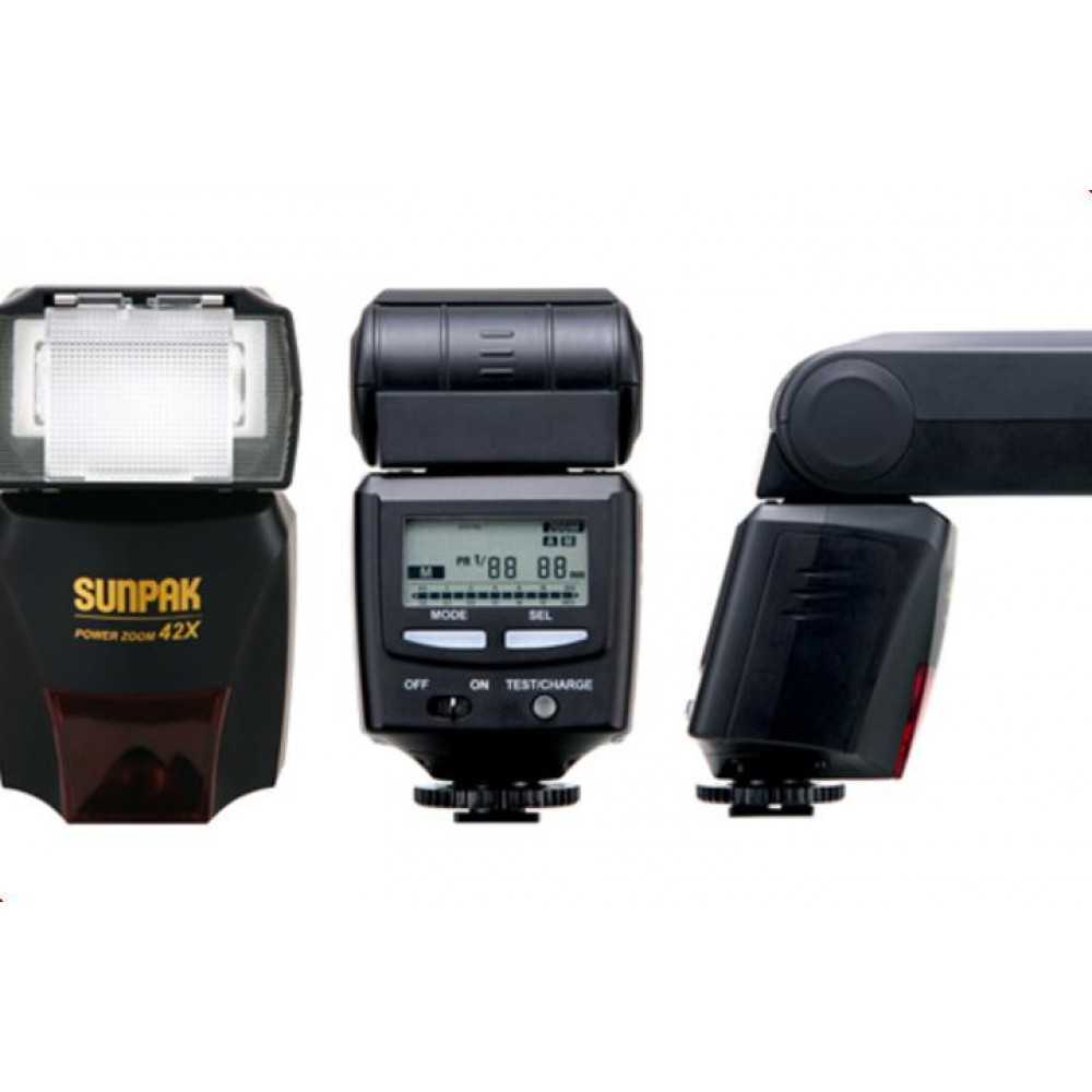 Вспышка sunpak pz42x digital flash for canon - купить | цены | обзоры и тесты | отзывы | параметры и характеристики | инструкция