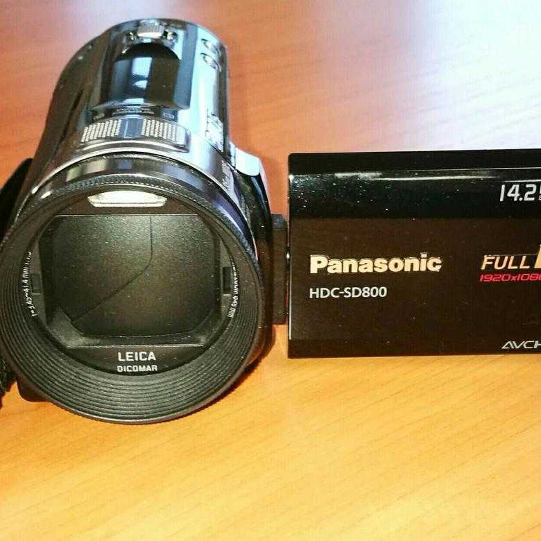 Цифровая full hd видеокамера panasonic hdc-sd800 / фото и видео