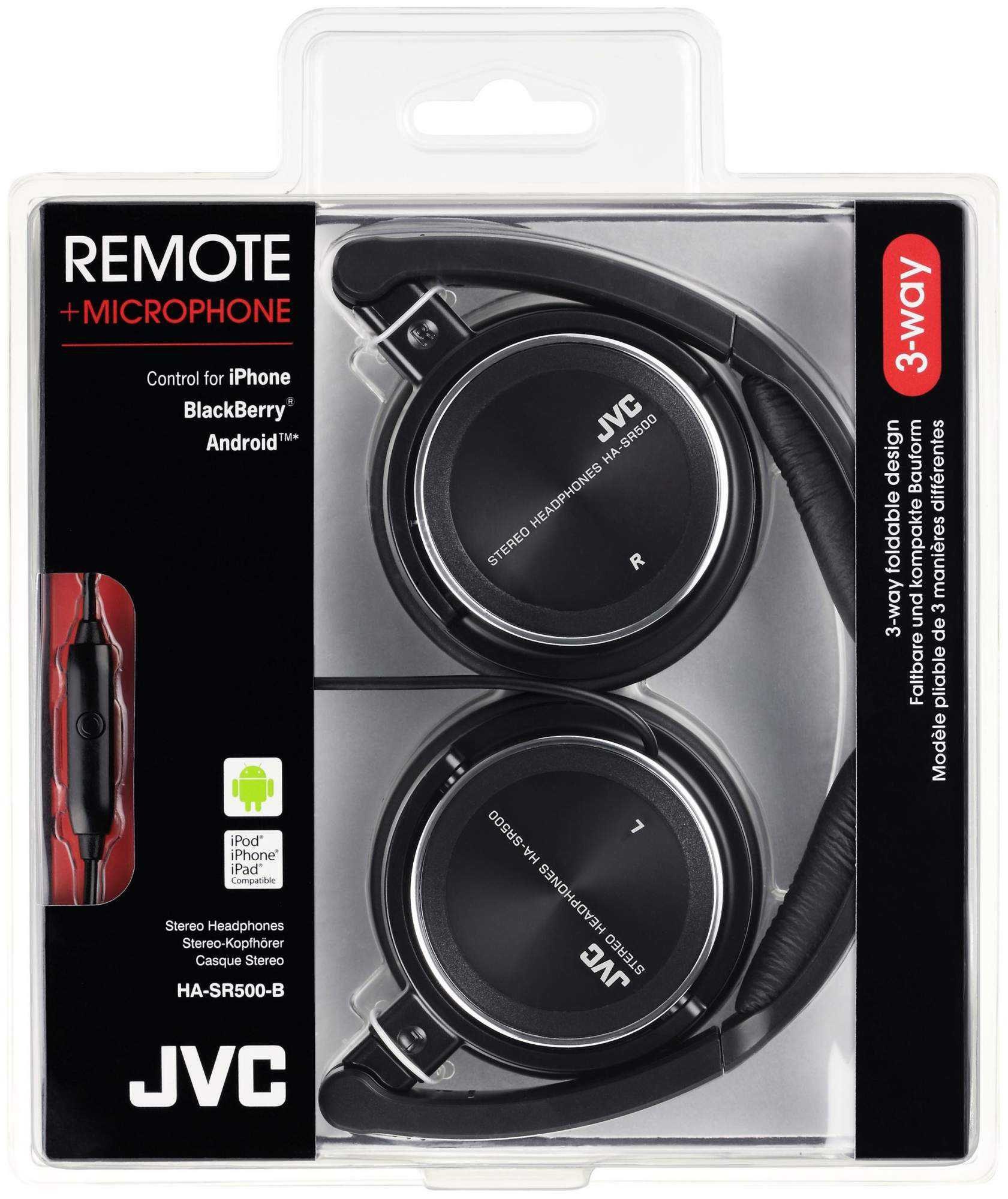 Наушник JVC HA-SR500 - подробные характеристики обзоры видео фото Цены в интернет-магазинах где можно купить наушника JVC HA-SR500