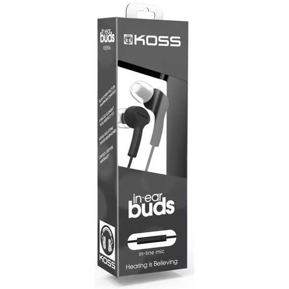 Наушники с микрофоном koss in-ear buds keb25iw white — купить, цена и характеристики, отзывы