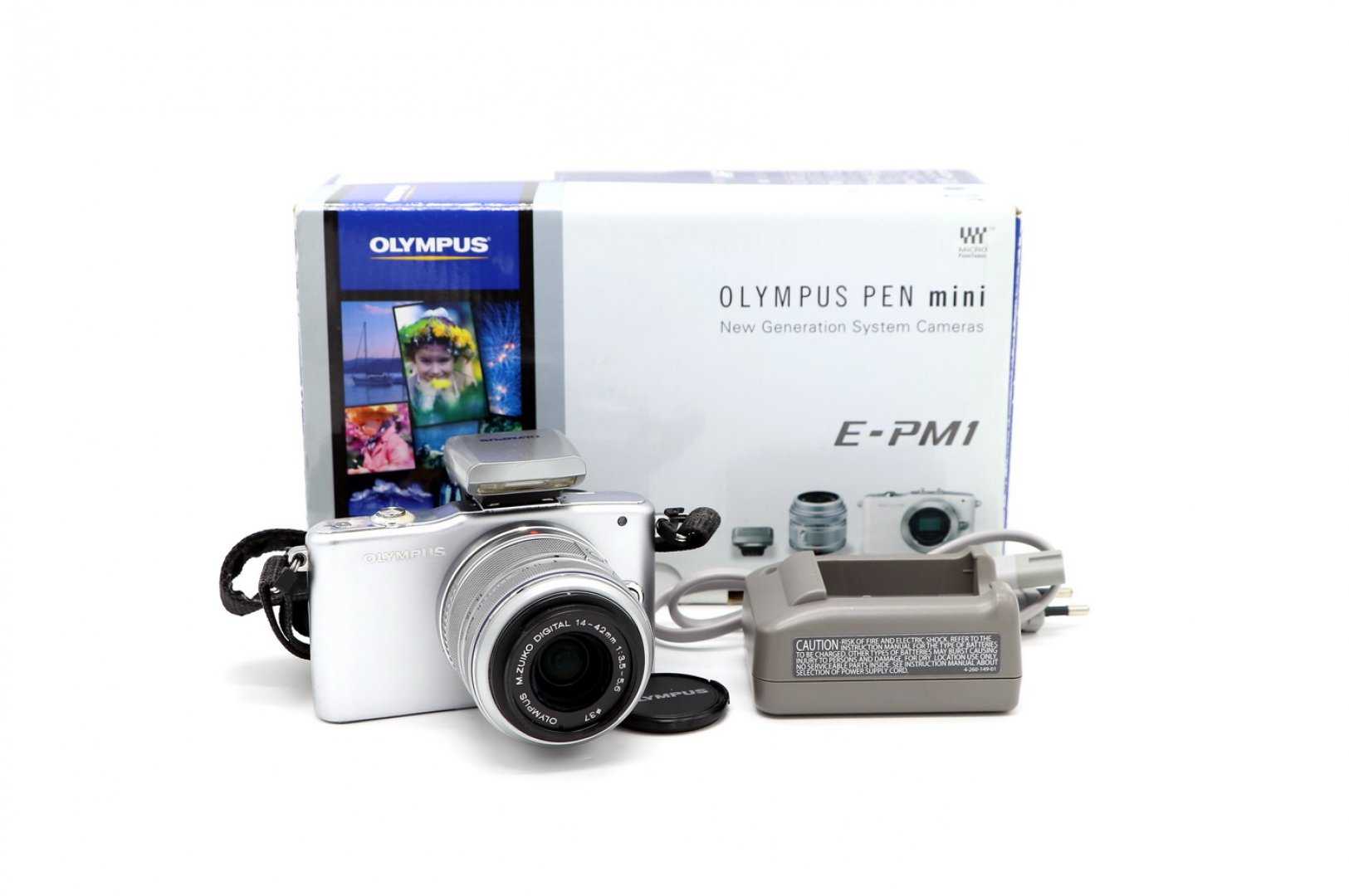 Беззеркальный фотоаппарат olympus pen e-pm1 kit
