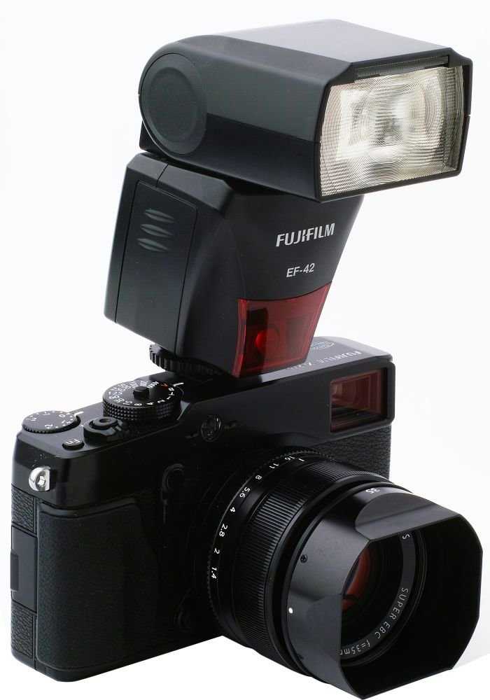 Фотовспышка Fujifilm EF-42 TTL Flash - подробные характеристики обзоры видео фото Цены в интернет-магазинах где можно купить фотовспышку Fujifilm EF-42 TTL Flash
