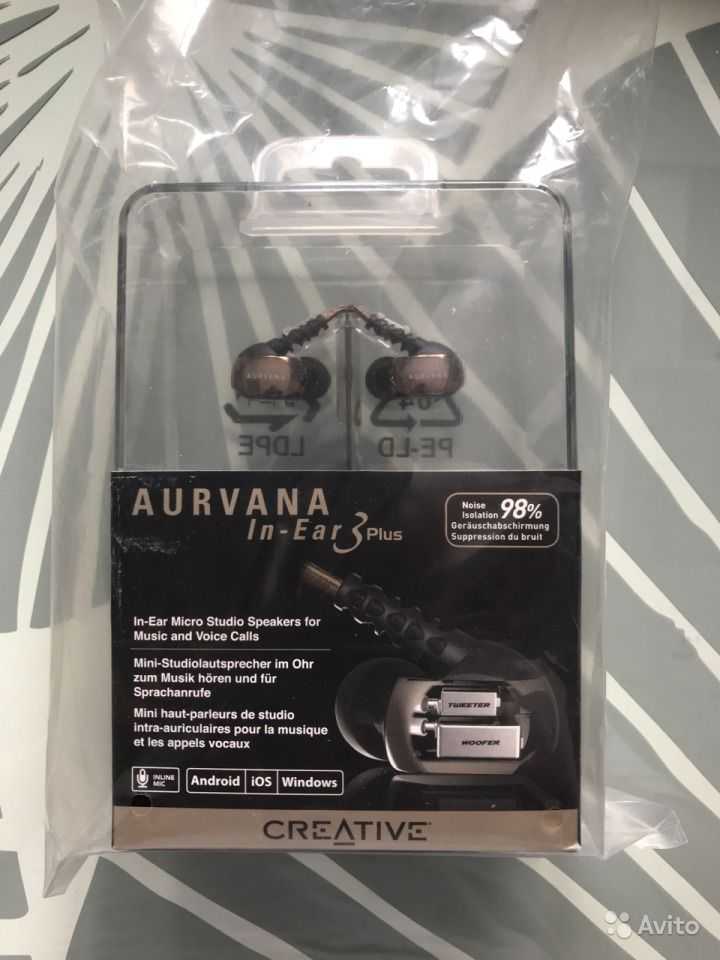 Creative aurvana in-ear2 купить по акционной цене , отзывы и обзоры.