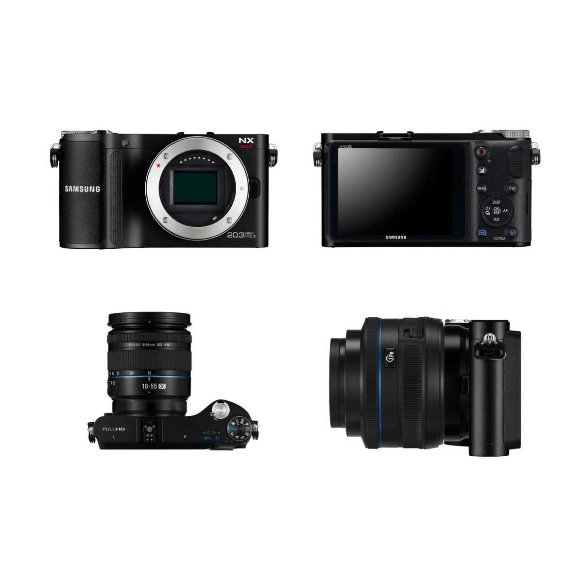 Цифровой фотоаппарат Samsung NX200 - подробные характеристики обзоры видео фото Цены в интернет-магазинах где можно купить цифровую фотоаппарат Samsung NX200