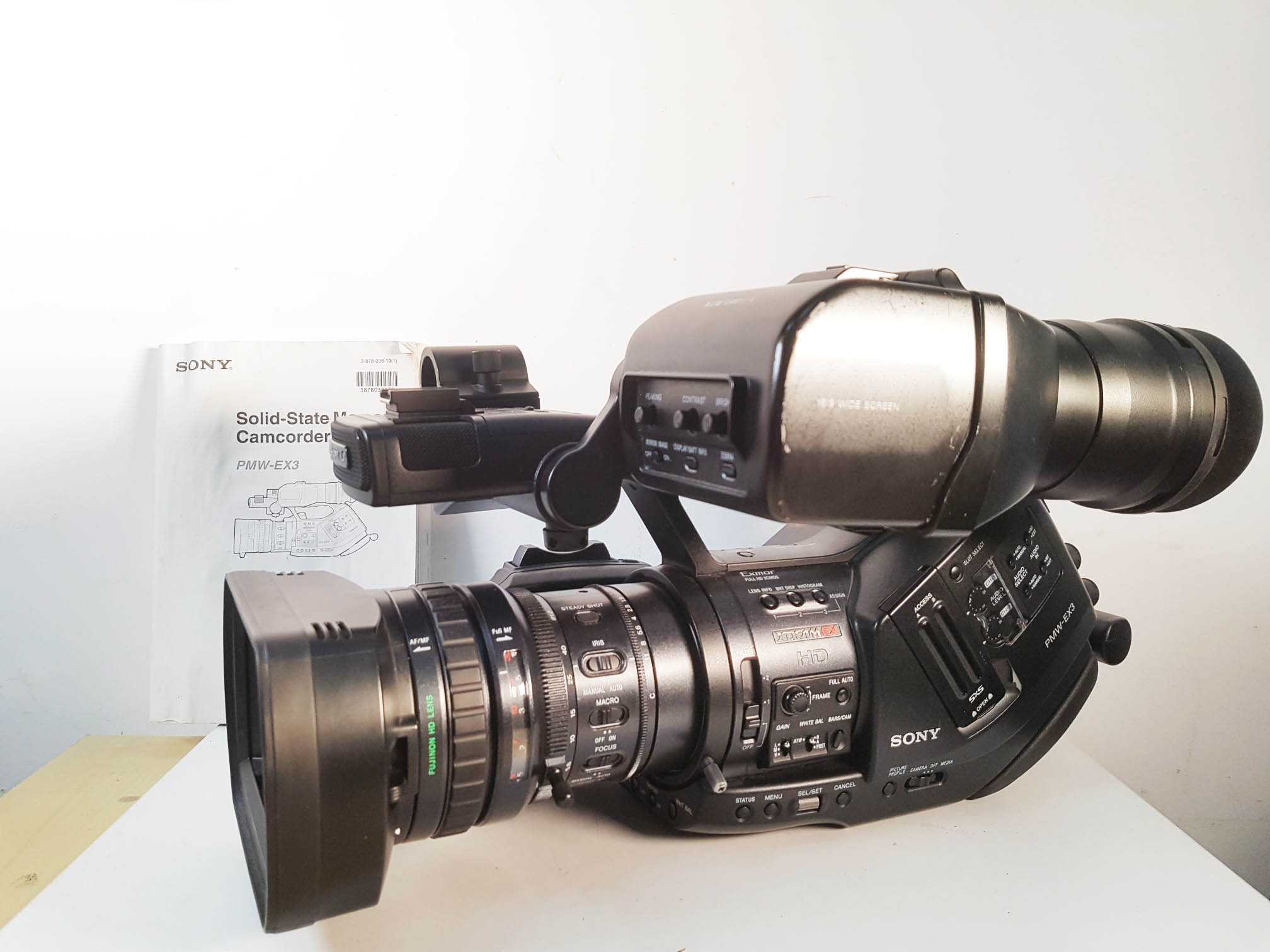 Видеокамера Sony PMW-EX3 - подробные характеристики обзоры видео фото Цены в интернет-магазинах где можно купить видеокамеру Sony PMW-EX3