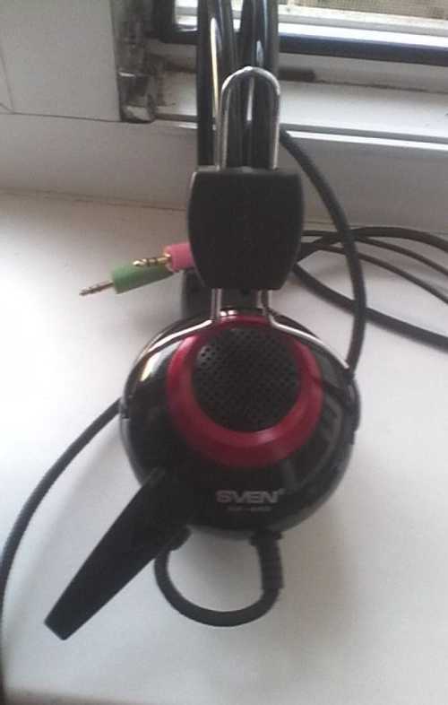 Наушники с микрофоном sven ap-640 black