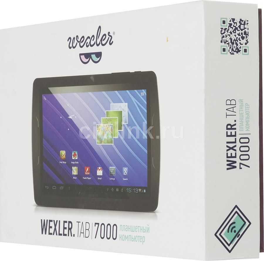Wexler tab 7000 - купить  в санкт-петербург, скидки, цена, отзывы, обзор, характеристики - планшеты