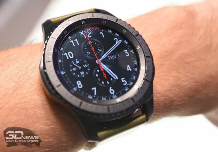 Умные часы samsung gear s3 frontier sm-r760 титан — купить, цена и характеристики, отзывы