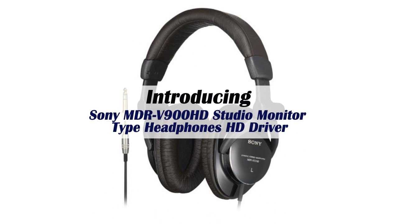 Sony mdr-cd900st