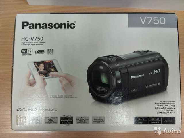 Panasonic hc-v750 (черный) - купить , скидки, цена, отзывы, обзор, характеристики - видеокамеры