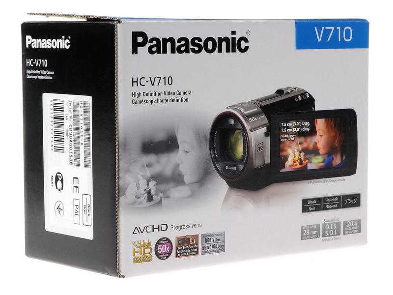 Видеокамера panasonic hc-v710