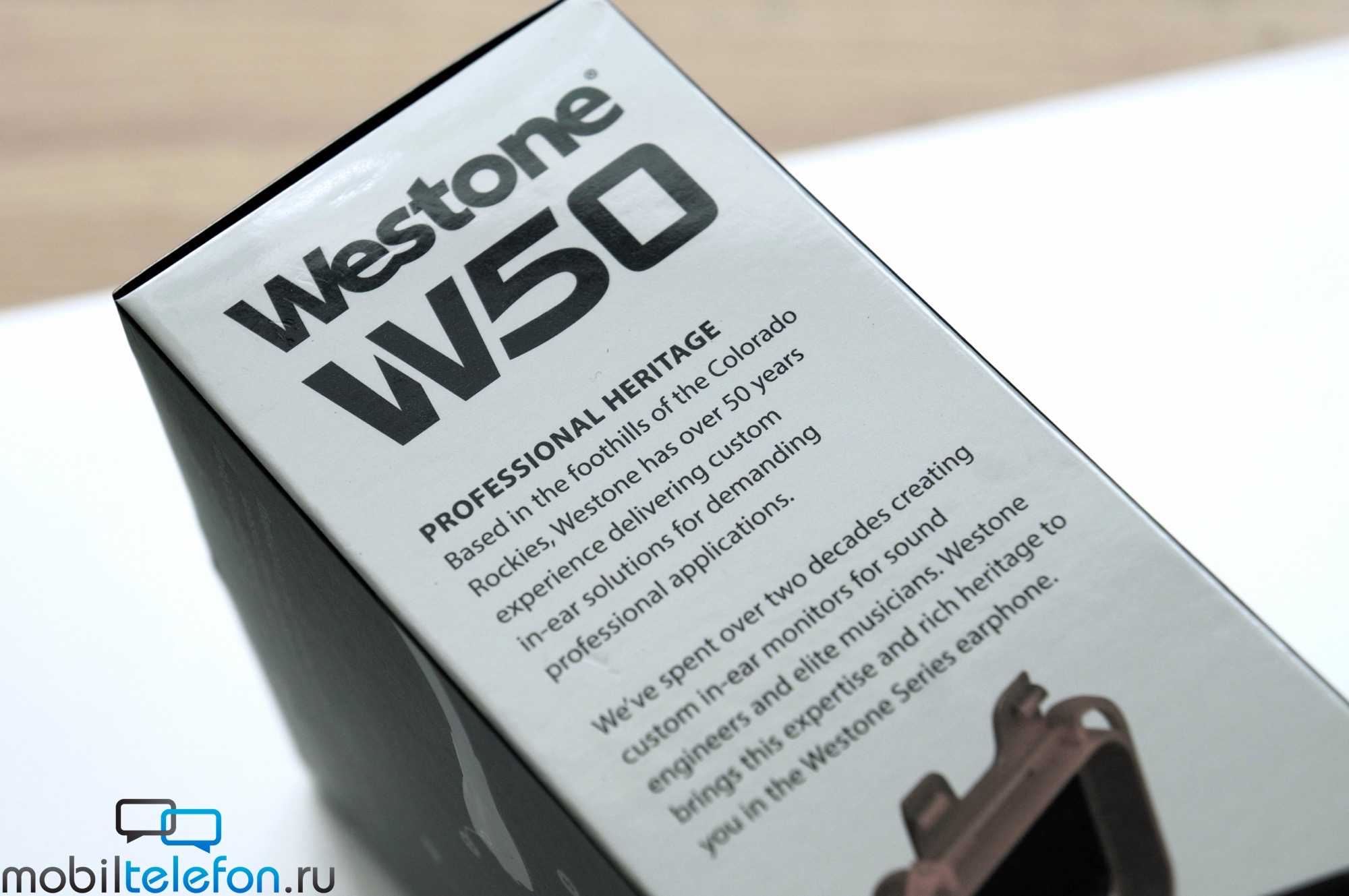 Наушники внутриканальные westone w50