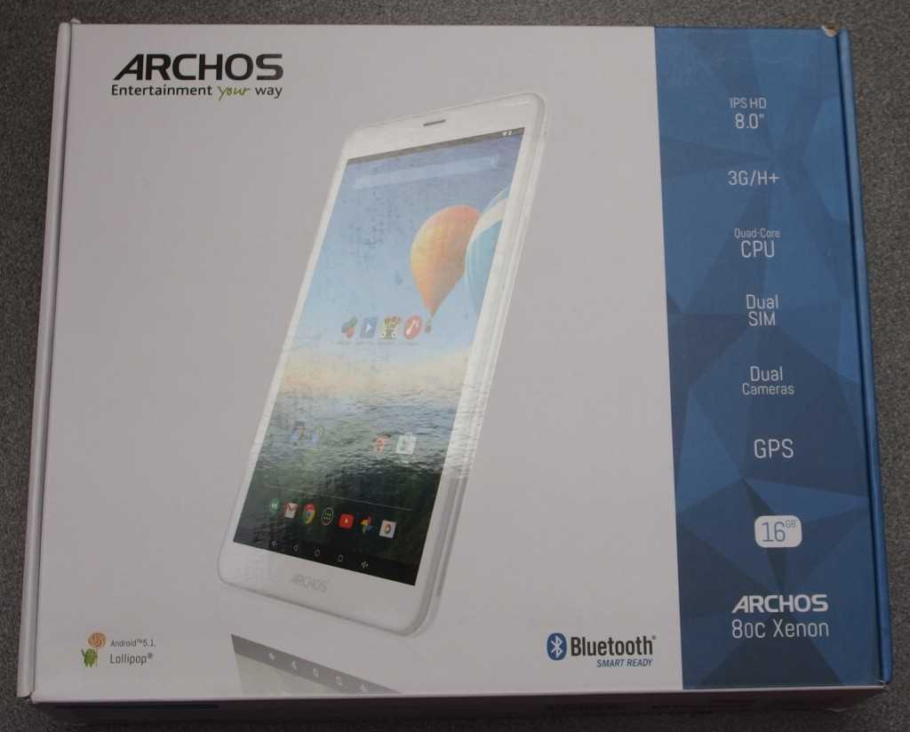 Выбор редакции
					планшет archos 80с xenon 16 гб wifi 3g белый