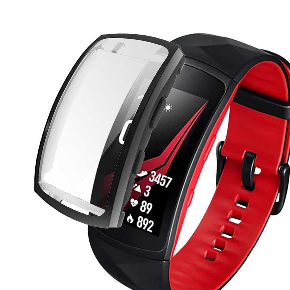 Умные часы и фитнес-браслет samsung gear fit2 pro l sm-r365 черный — купить, цена и характеристики, отзывы