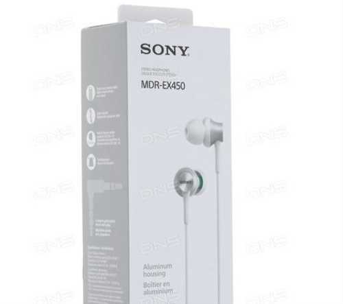 Наушники sony mdr-ex450 white — купить, цена и характеристики, отзывы