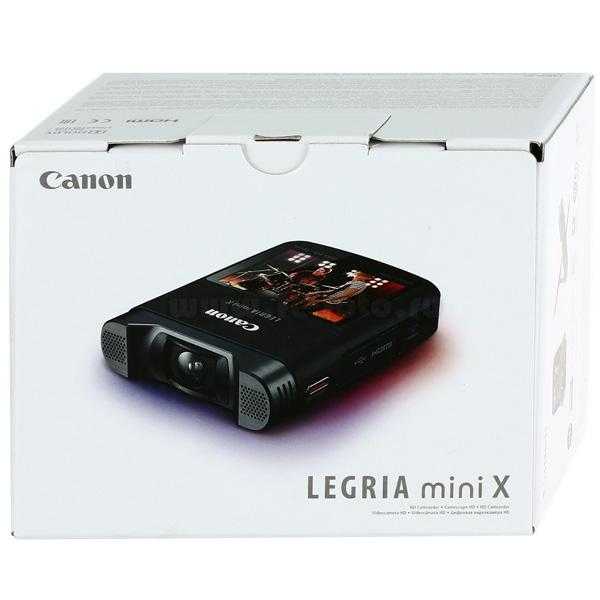 Видеокамера canon legria mini whte