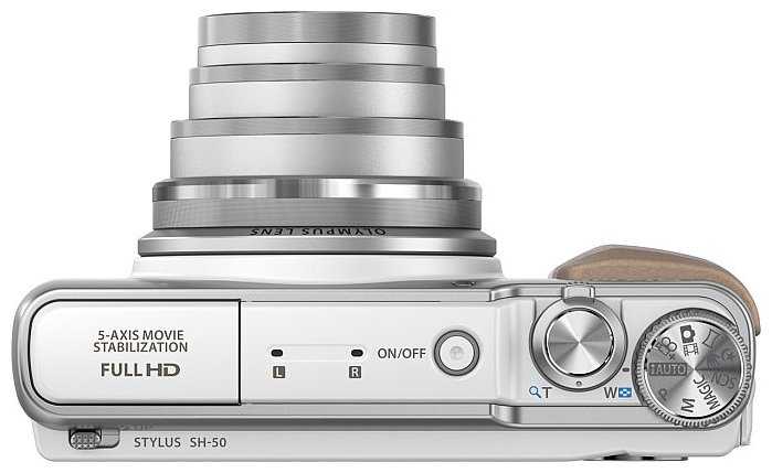 Компактный фотоаппарат olympus sh-21 красный