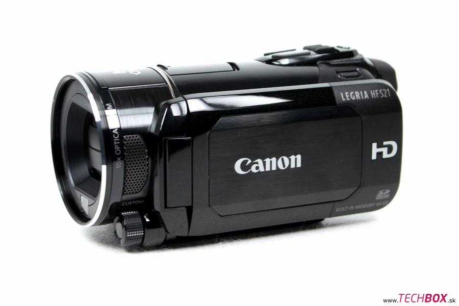 Видеокамера Canon Legria HF S21 - подробные характеристики обзоры видео фото Цены в интернет-магазинах где можно купить видеокамеру Canon Legria HF S21
